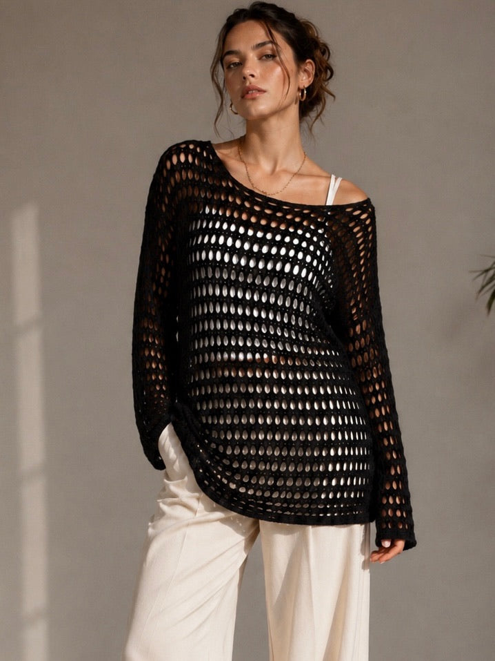 A249 -Sweater Calado de hilo