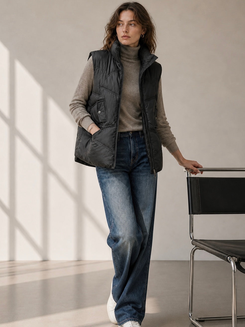 A434- Chaqueta sin Manga