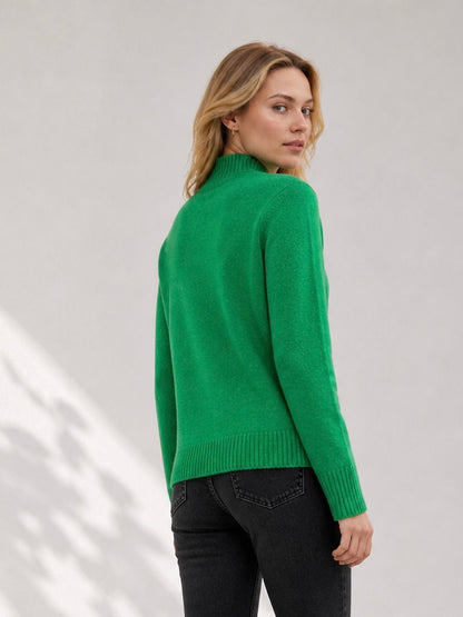 A153 - Sweater de Lana, Medio Cuello