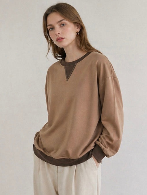 A413- Polera Bicolor