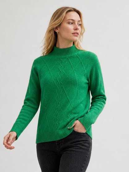 A153 - Sweater de Lana, Medio Cuello