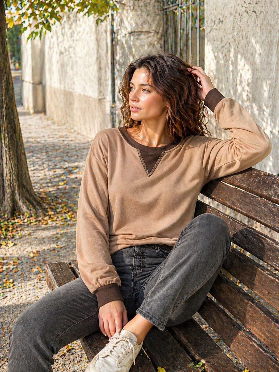 A413- Polera Bicolor