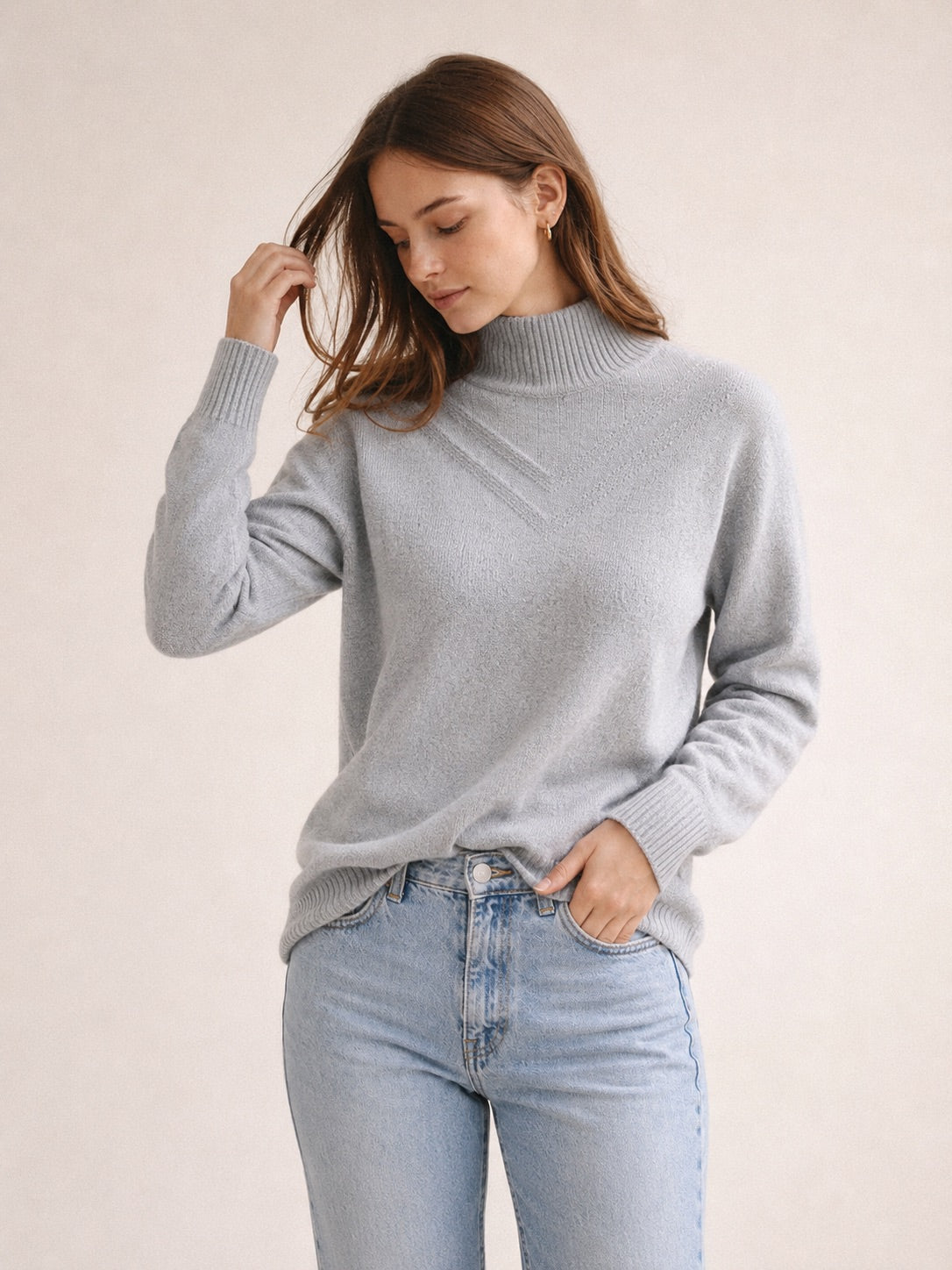 A375- Sweater Bouclé