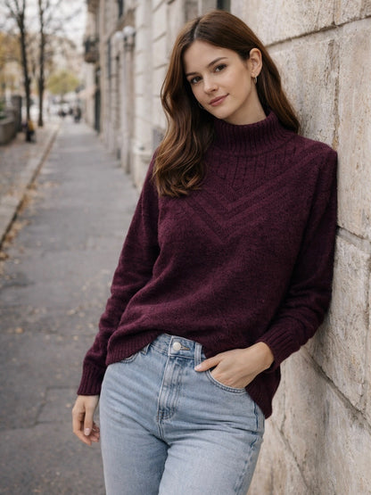 A375- Sweater Bouclé