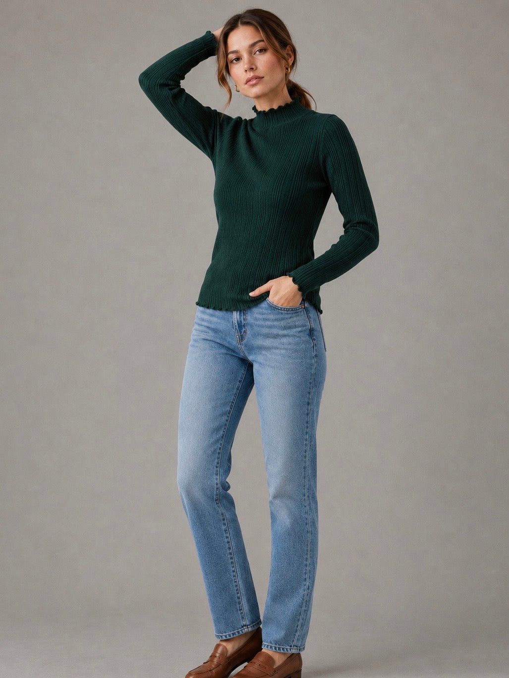 A306 - Sweater Medio Cuello
