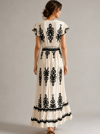 A369- Vestido Largo Estampado