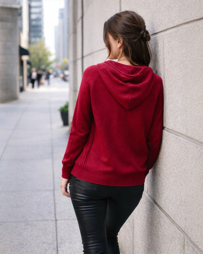 A347- Sweater con gorro