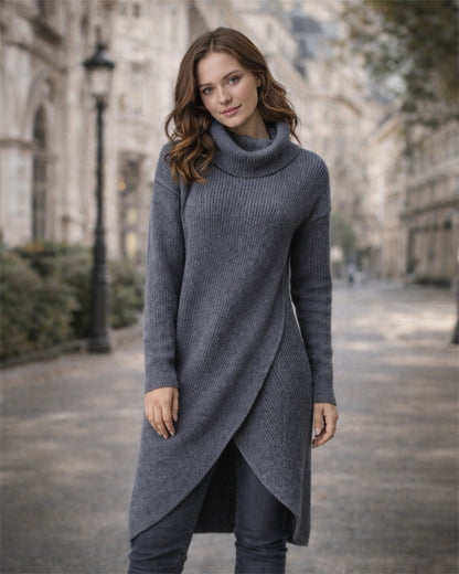 A406- Vestido Sweater de Lana