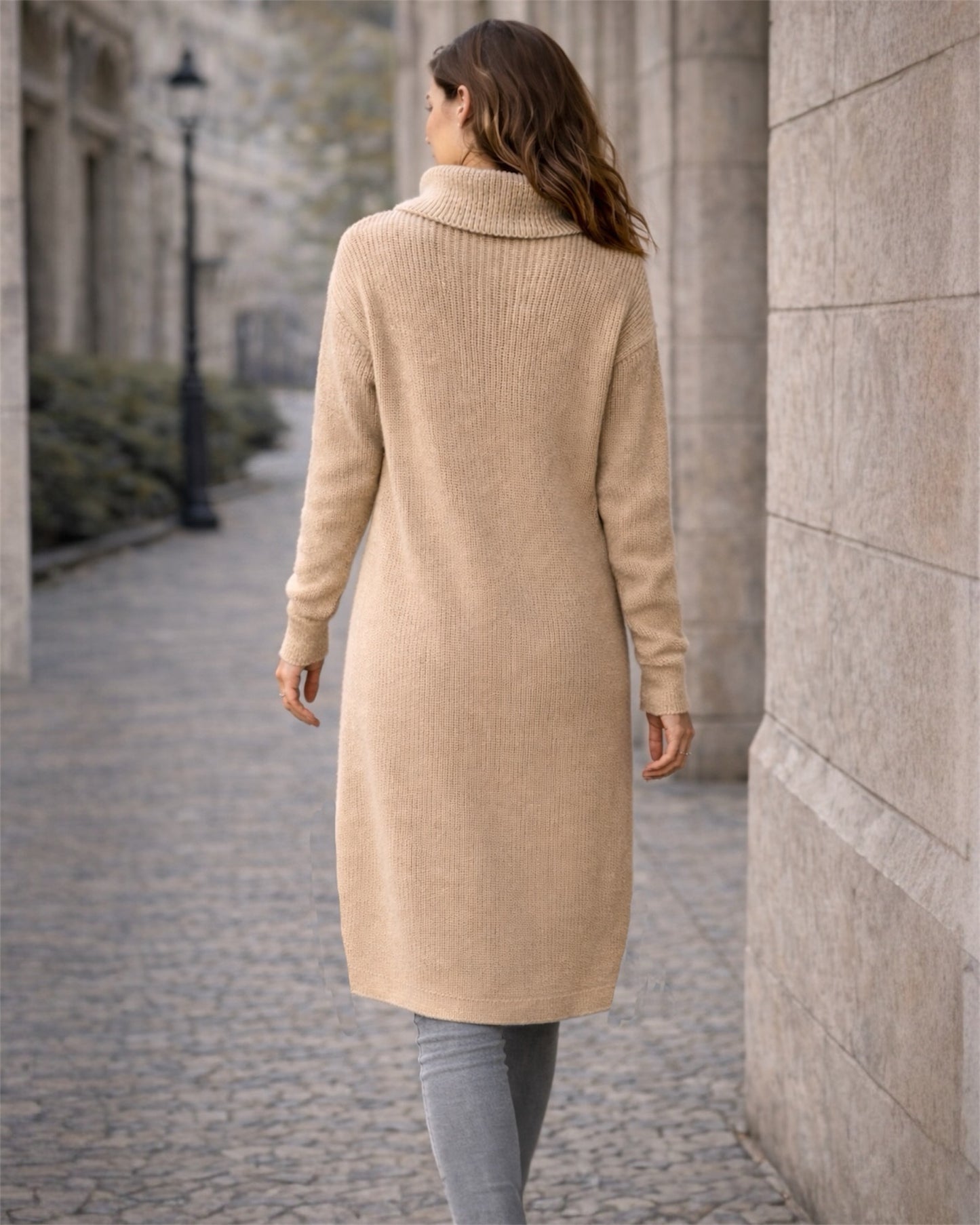 A406- Vestido Sweater de Lana