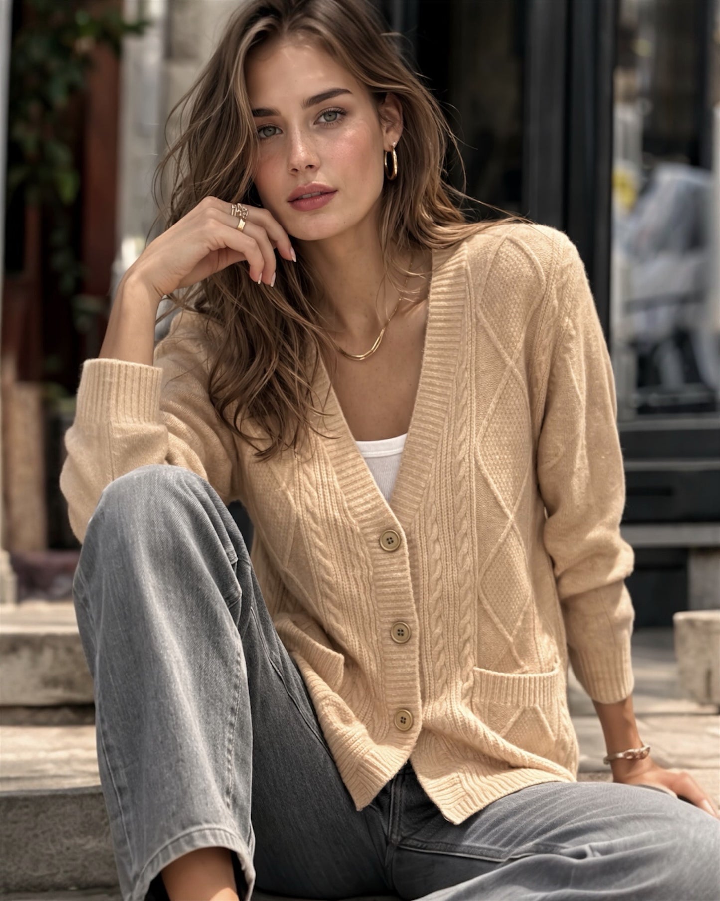 A324 - Chaleco Cuello V