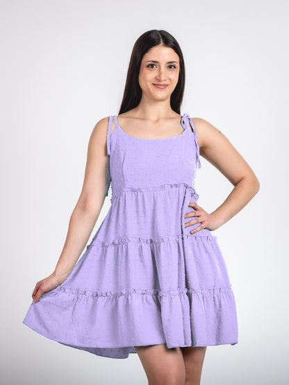 A252 - Vestido Corto con Tirante Ajustable