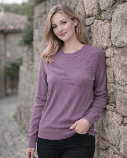 A233 - Polera de Spandex con Cuello Redondo