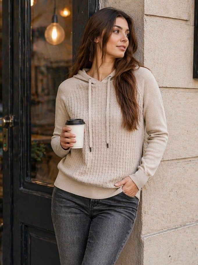 A347- Sweater con gorro