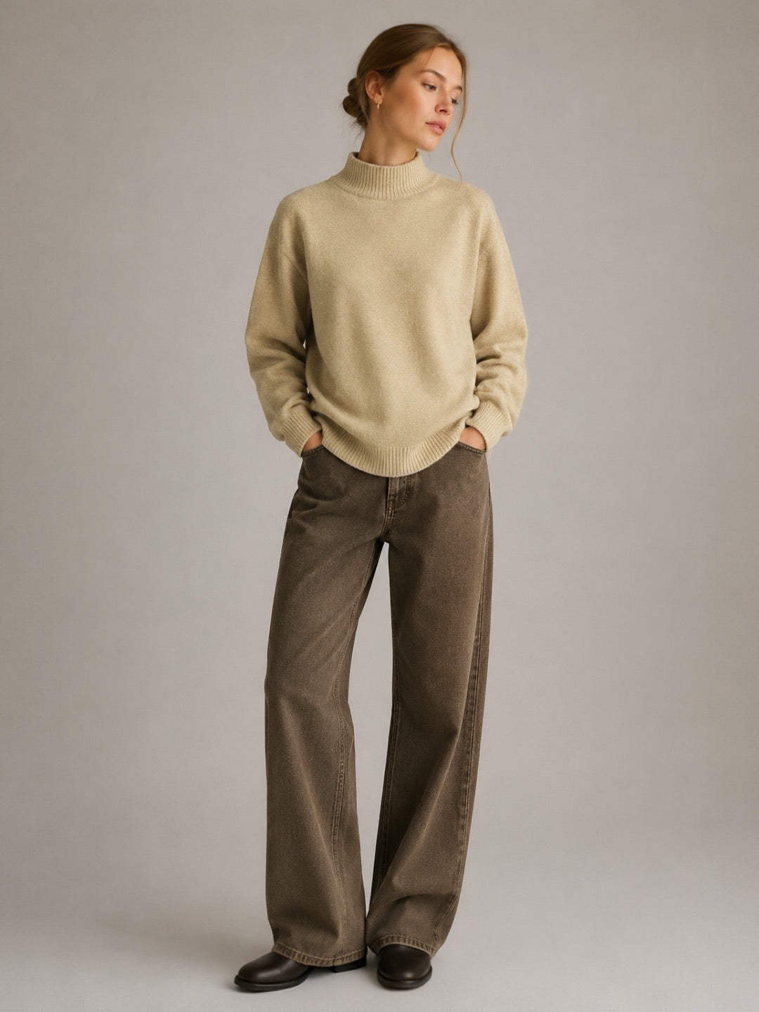 A374-  Sweater Bouclé