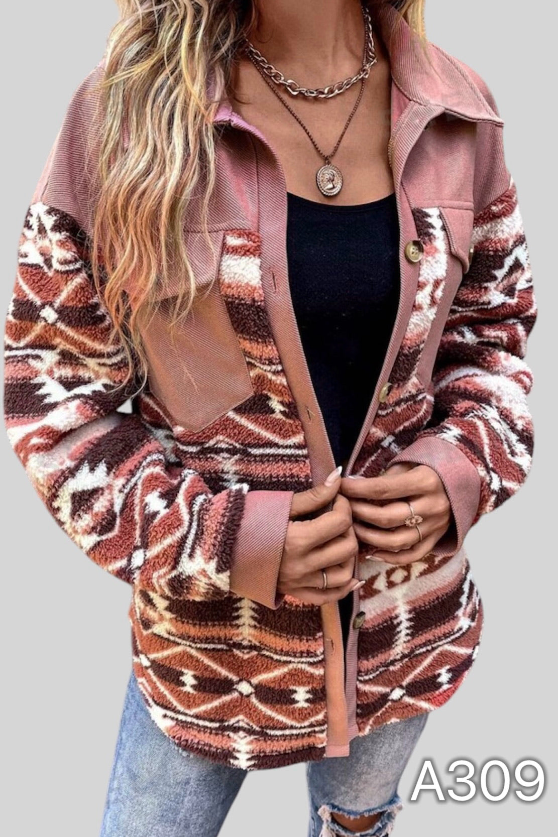 A309 - Chaqueta Tipo Camisa