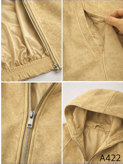 A422- Chaqueta de Gamuza