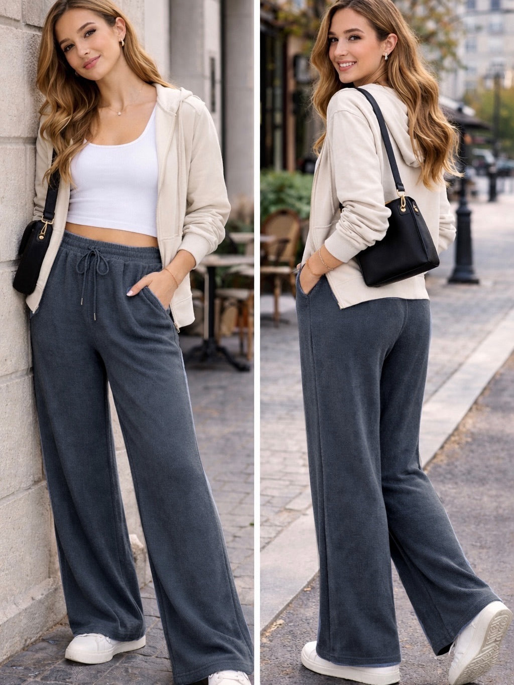 A409- Pantalón de cotele fino con piel interior