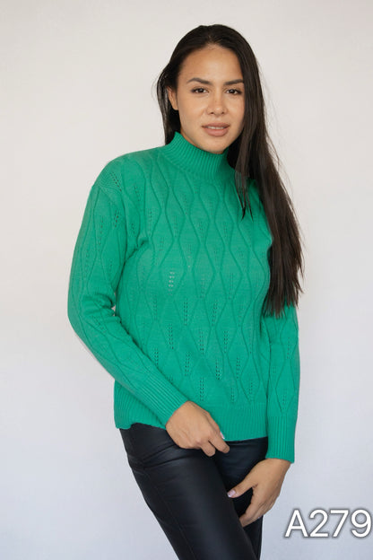 A279 - Sweater Medio Cuello