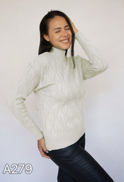 A279 - Sweater Medio Cuello