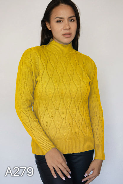 A279 - Sweater Medio Cuello