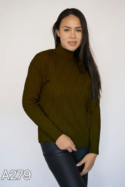 A279 - Sweater Medio Cuello