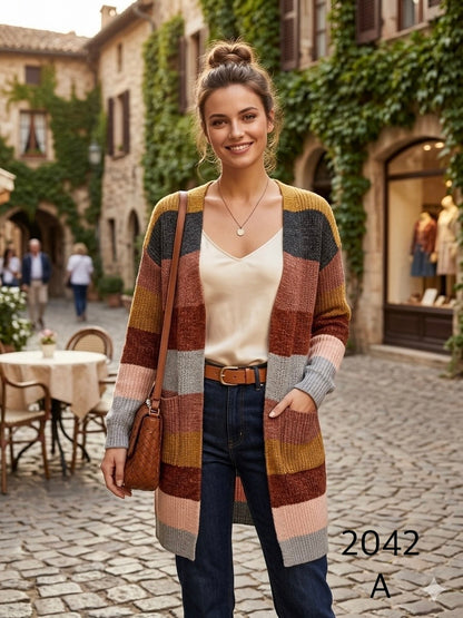 2042 - Chaleco Tapado de Chenille