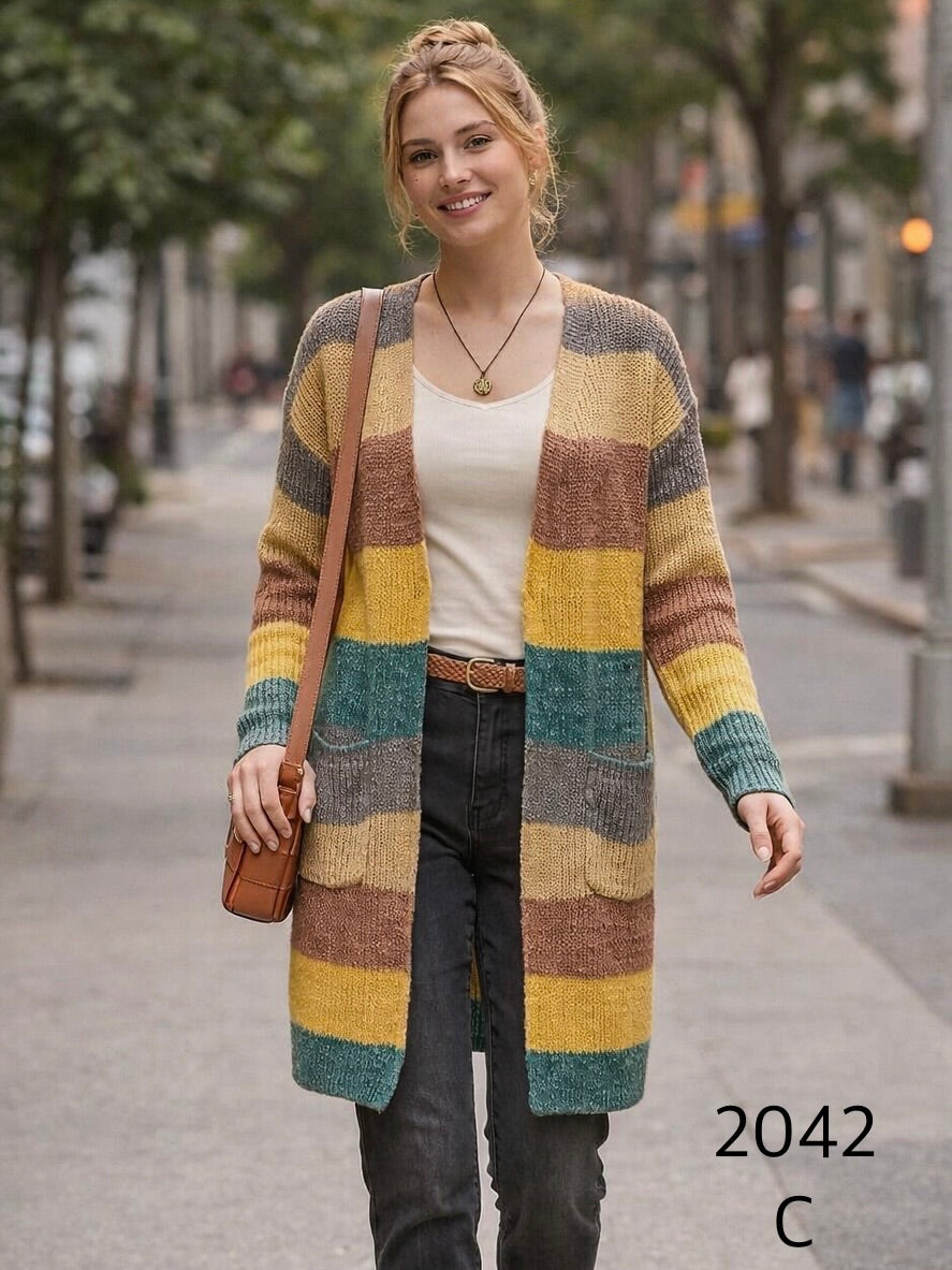 2042 - Chaleco Tapado de Chenille
