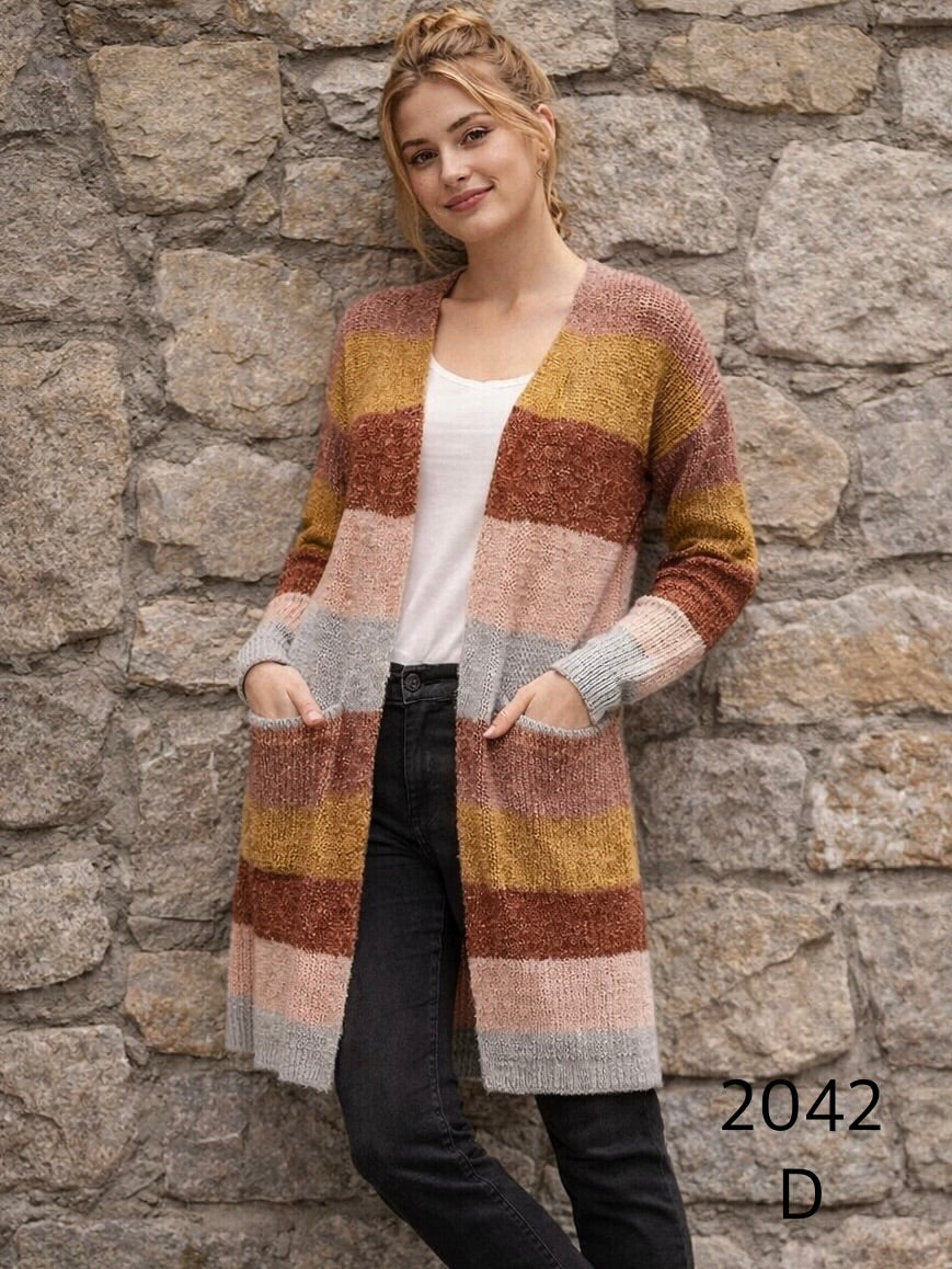 2042 - Chaleco Tapado de Chenille
