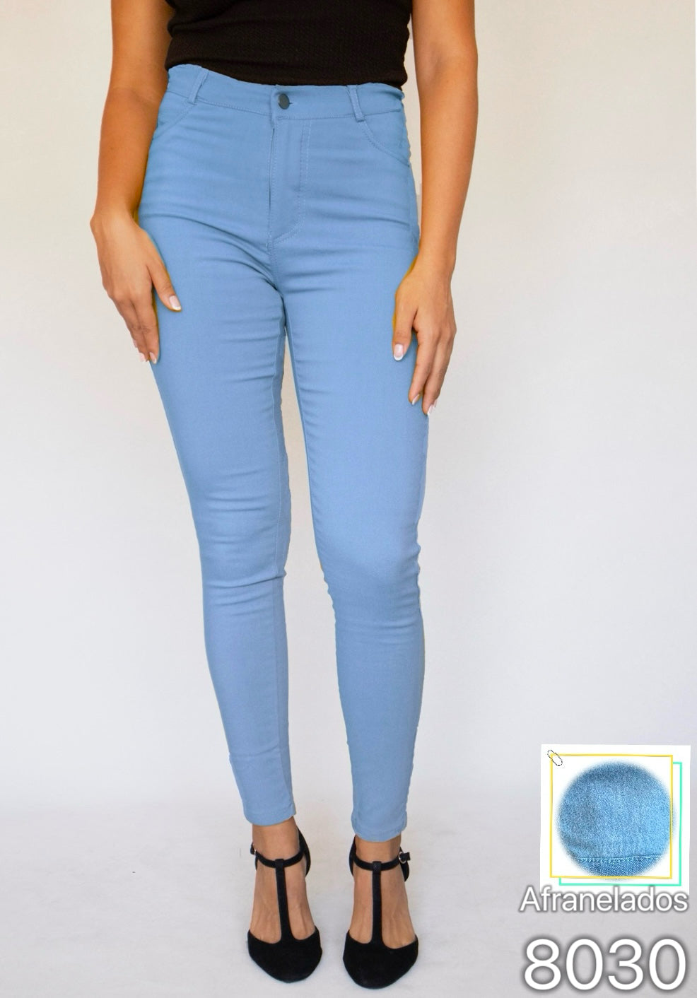 8030 - Pantalón de Gabardina Afranelado