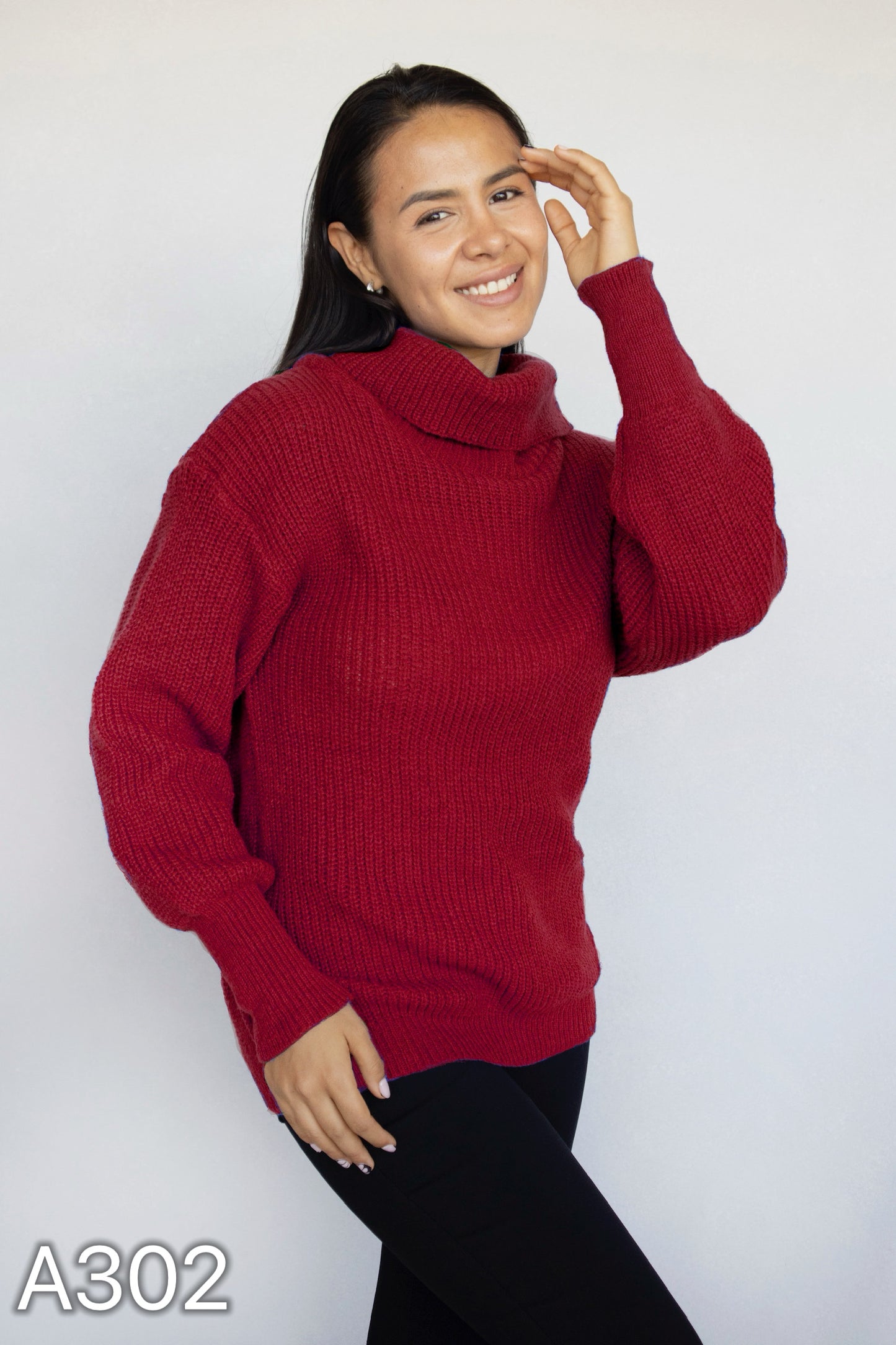 A302 - Sweater de Lana Cuello Tortuga