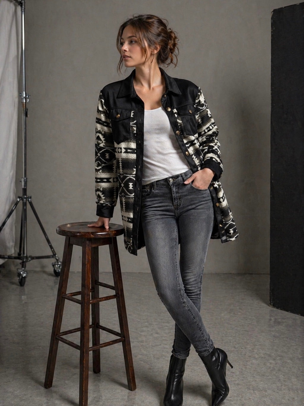 A309 - Chaqueta Tipo Camisa