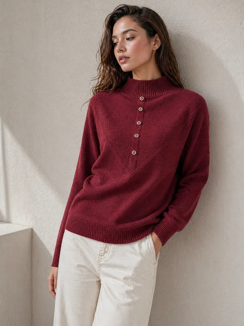A373- Sweater Bouclé