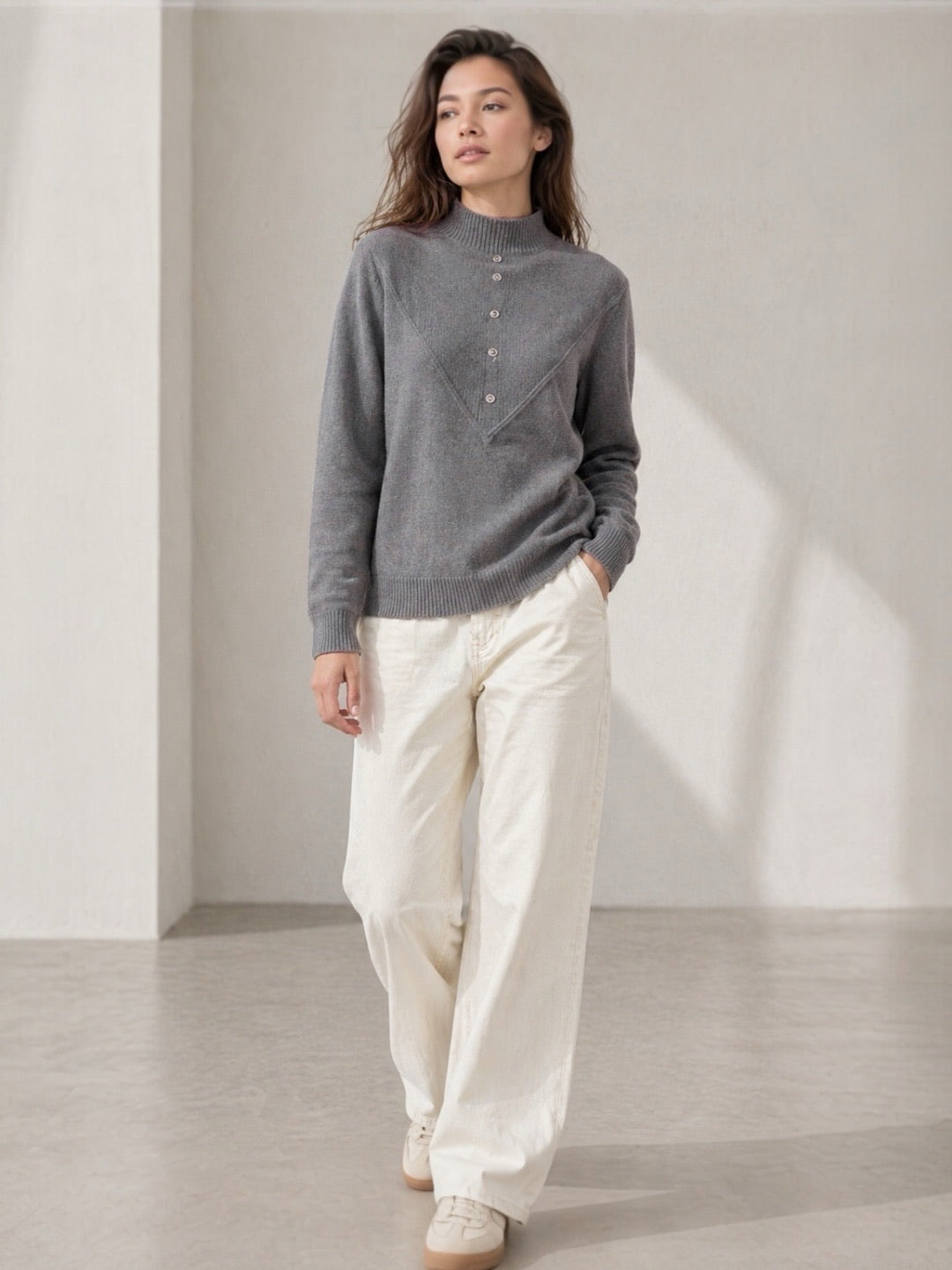A373- Sweater Bouclé
