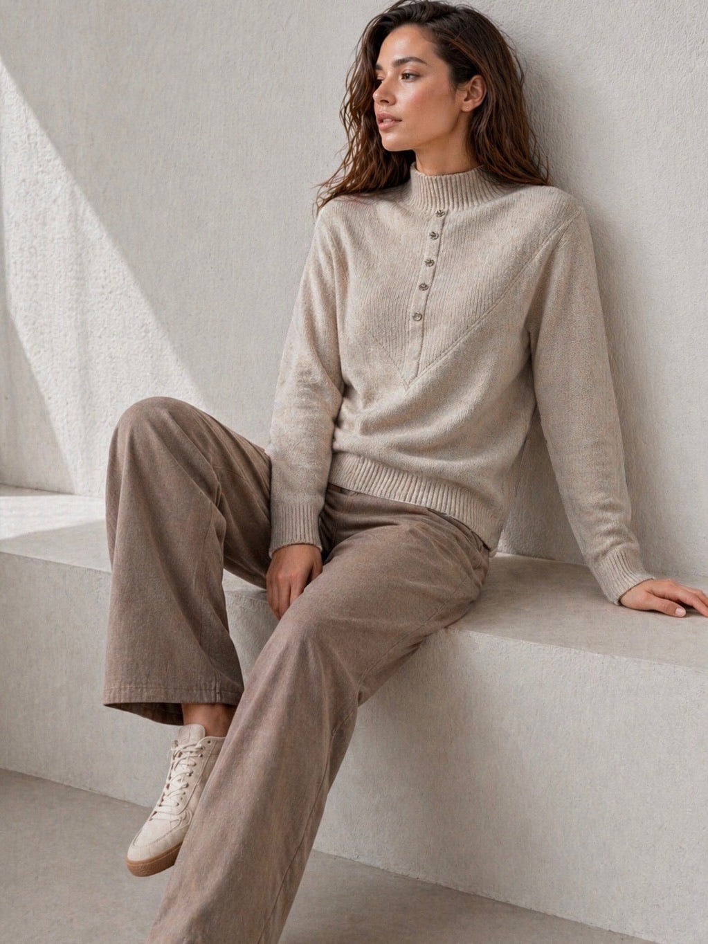A373- Sweater Bouclé
