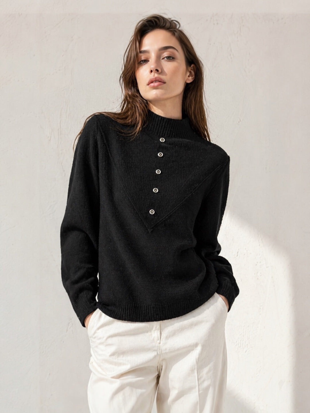 A373- Sweater Bouclé
