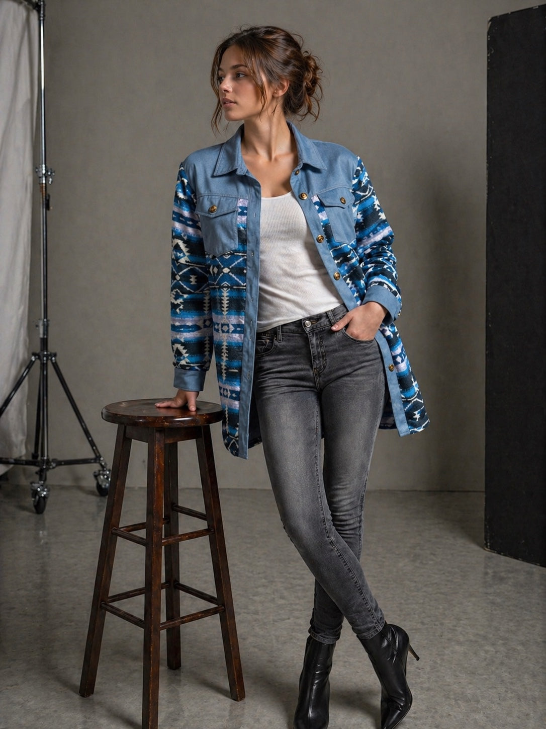 A309 - Chaqueta Tipo Camisa