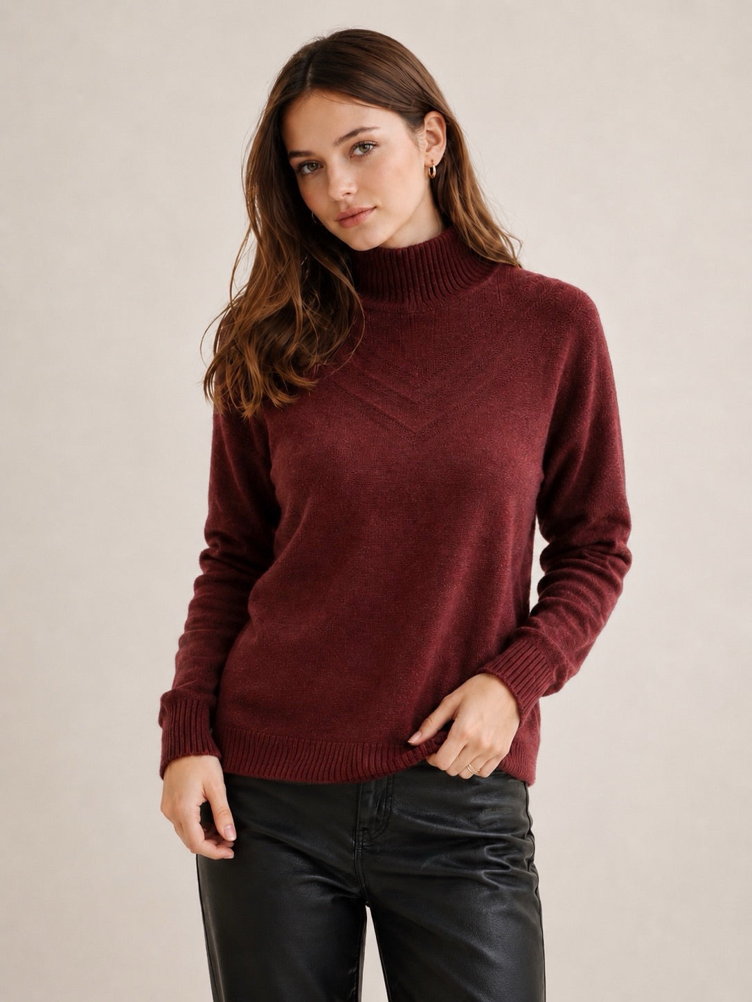 A375- Sweater Bouclé