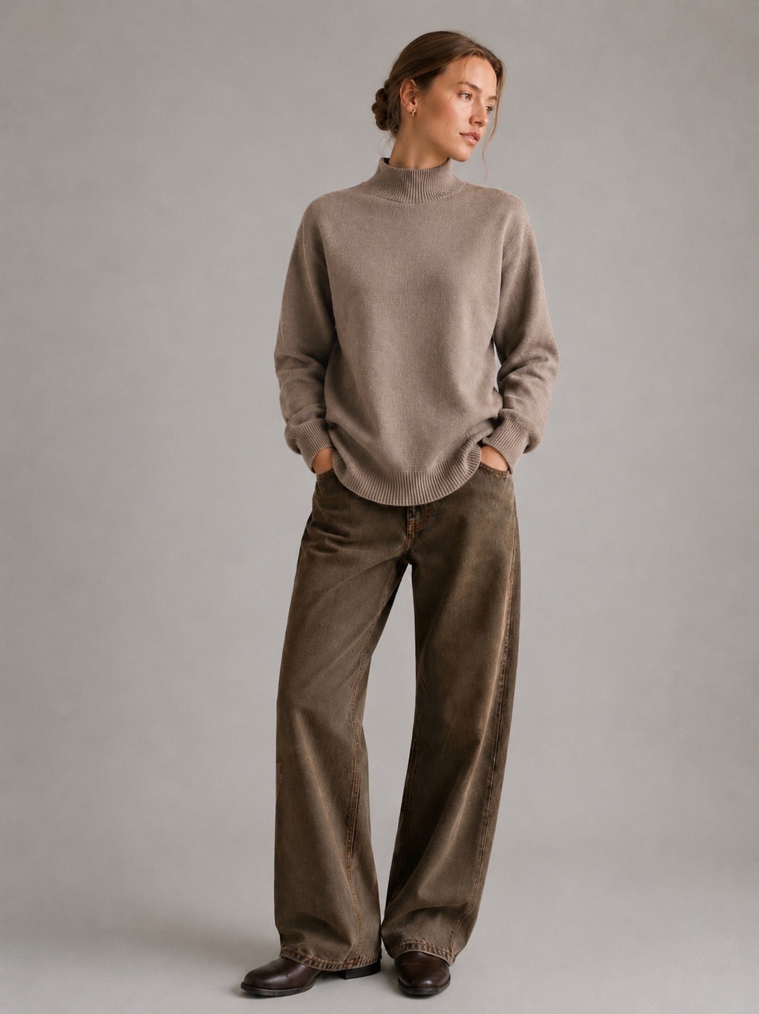 A374-  Sweater Bouclé