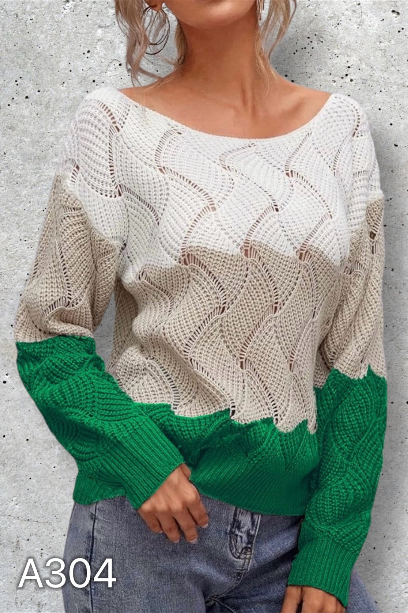 A304 - Sweater Tejido Lana