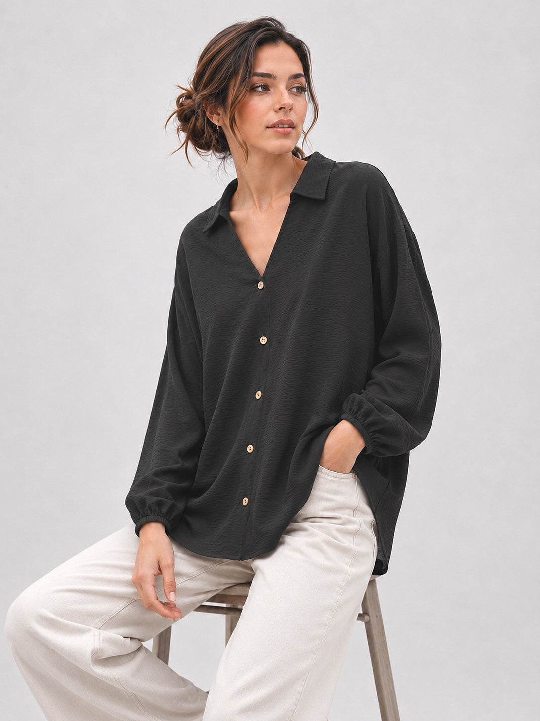A282 - Blusa Cuello V