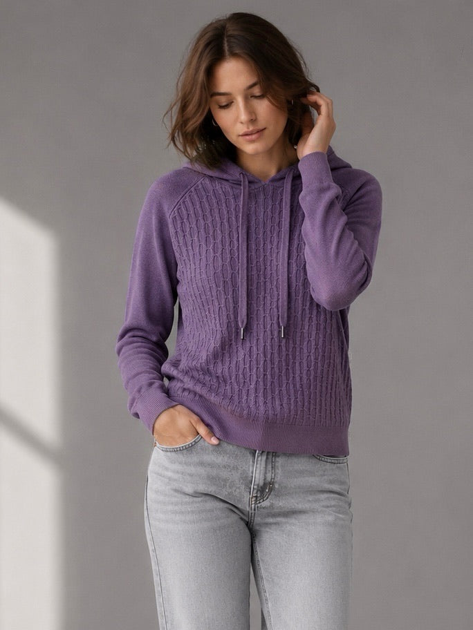 A347- Sweater con gorro