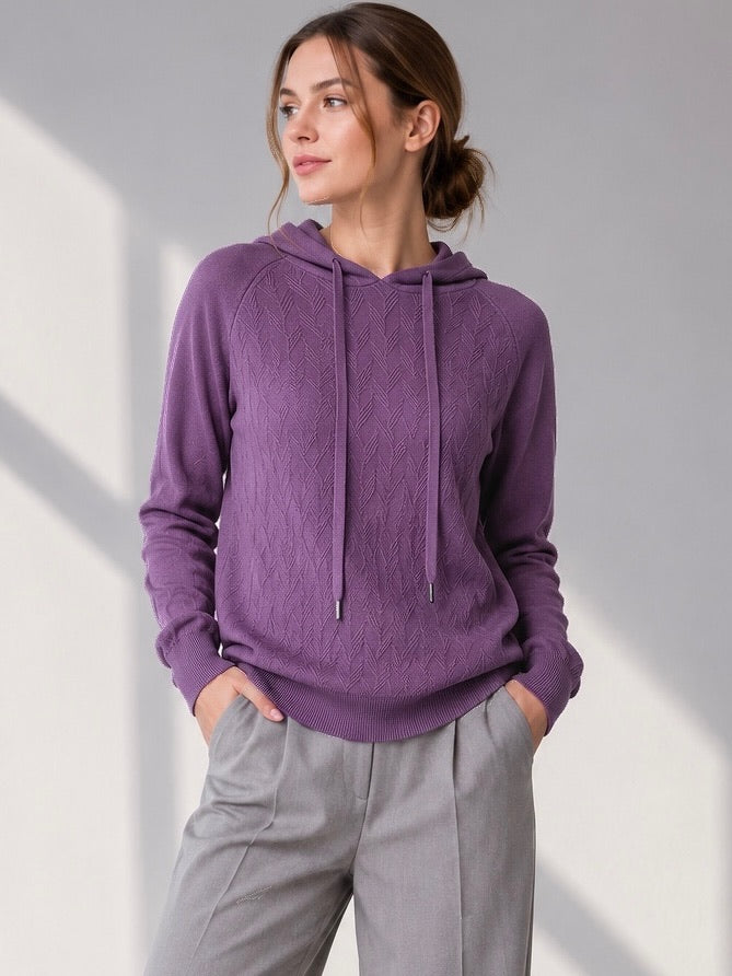 A348- Sweater con gorro