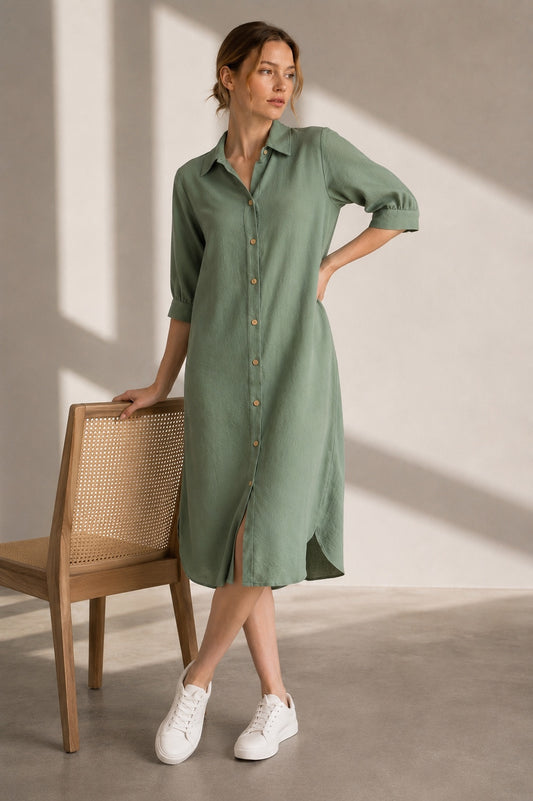 A397- Vestido Camisero