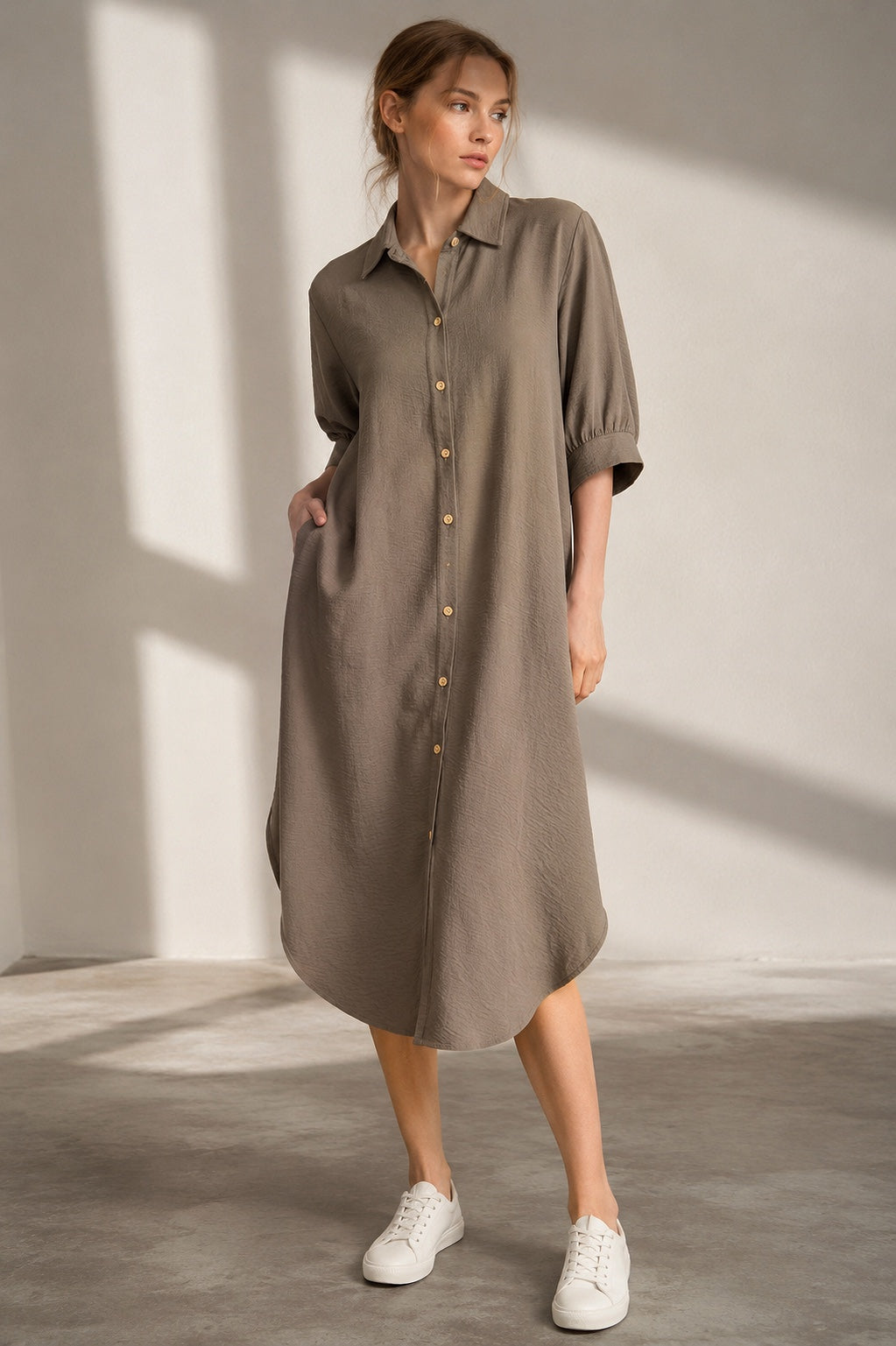A397- Vestido Camisero