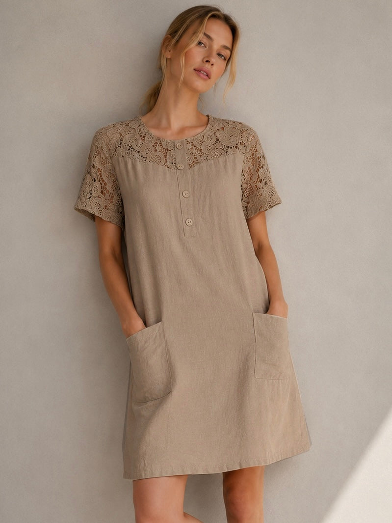 A325- Vestido Manga Corta