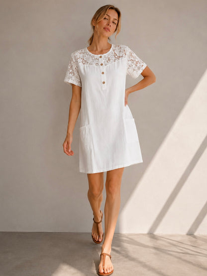 A325- Vestido Manga Corta