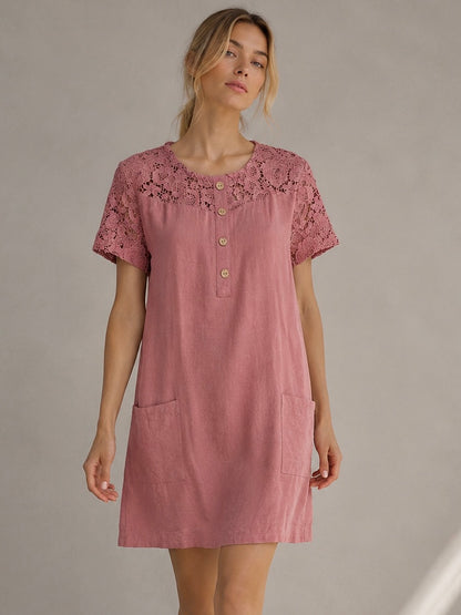 A325- Vestido Manga Corta