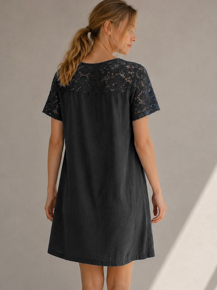 A325- Vestido Manga Corta