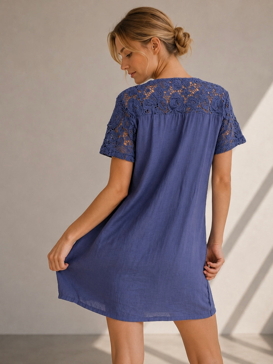 A325- Vestido Manga Corta