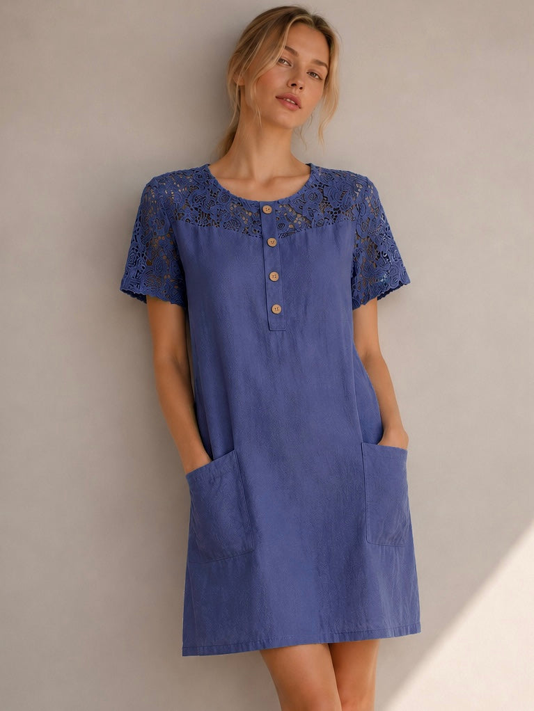A325- Vestido Manga Corta